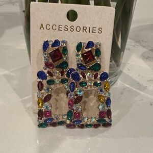 Accessorize Vibrant Jewel-Toned Earrings